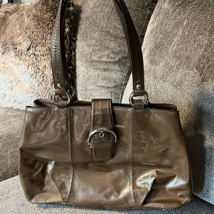 Coach Z Soho Patent Leather Carryall